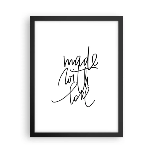 Plakát v černém rámu - Nejlepší značka - 30x40 cm