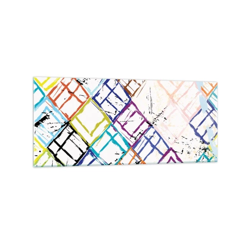 Obraz na skle - Buňky k pronájmu - 120x50 cm