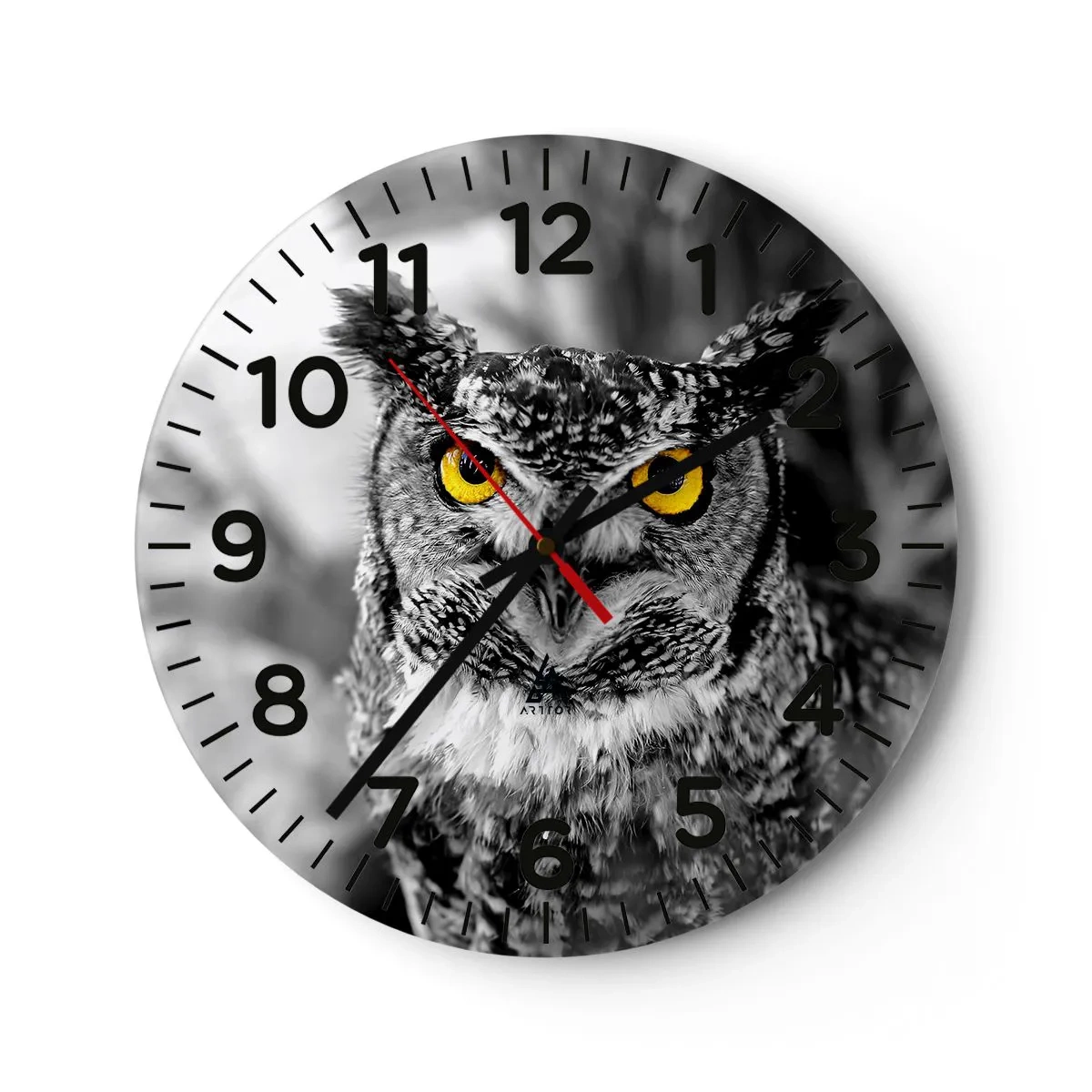 Nástěnné hodiny - Nic se neschová - 30x30 cm