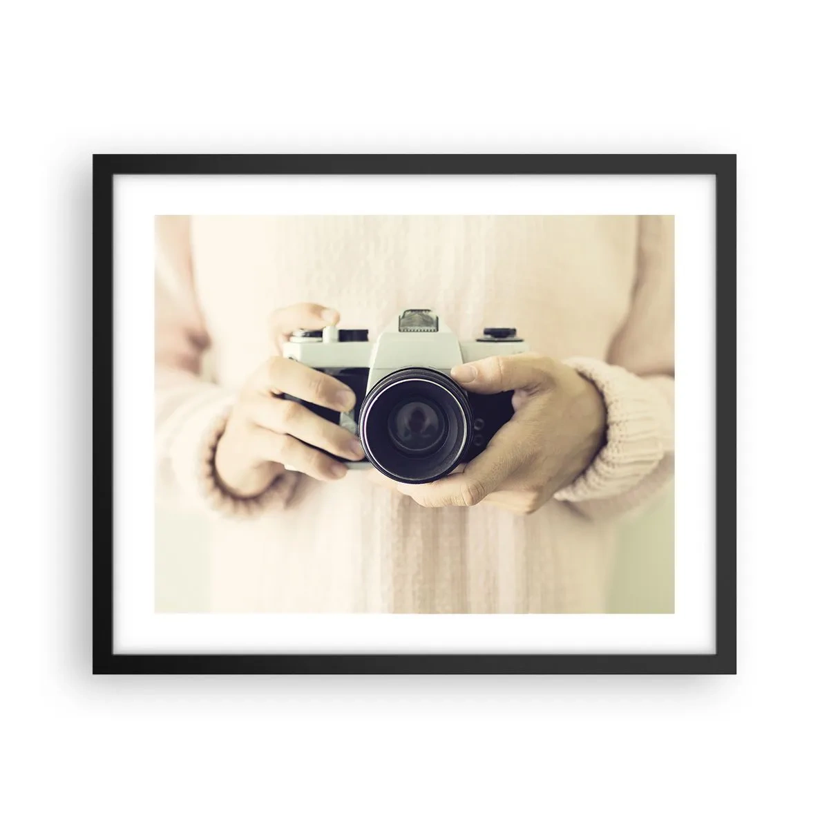 Plakát v černém rámu - Pro více informací… - 50x40 cm