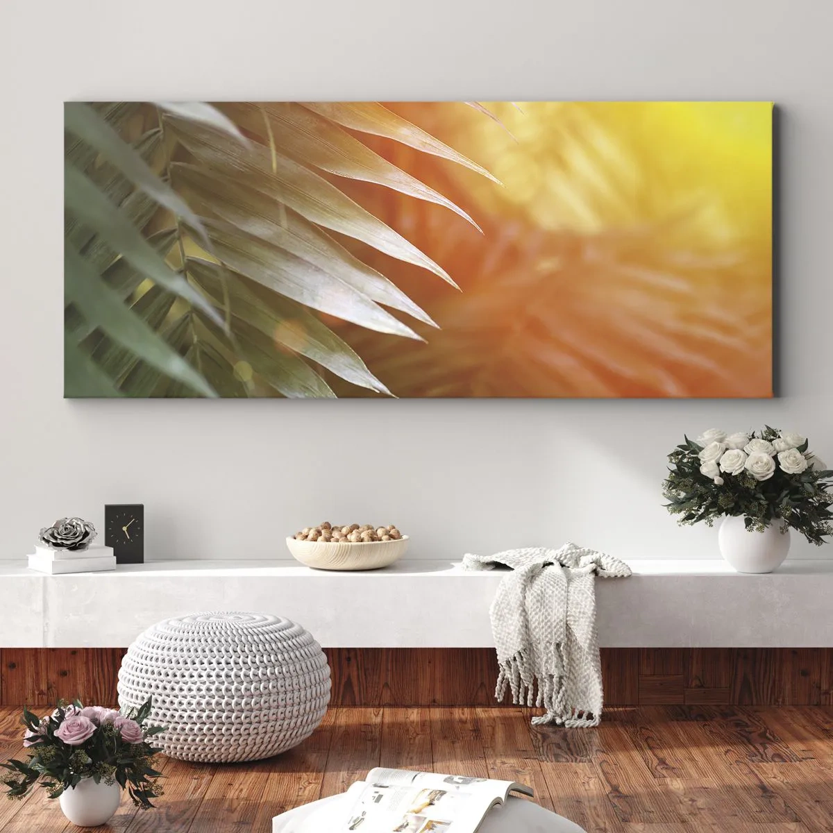 Obraz na plátně - Ráno v džungli - 160x50 cm