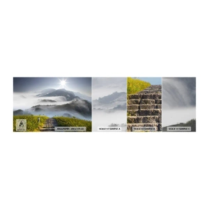 Vzor Fototapety Samolepicí Deluxe Sticker - Stále vzhůru do oblak - Krajina, hory, národní park - 100x30 cm