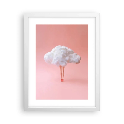 Plakát v bílém rámu - Sladký slib - 30x40 cm