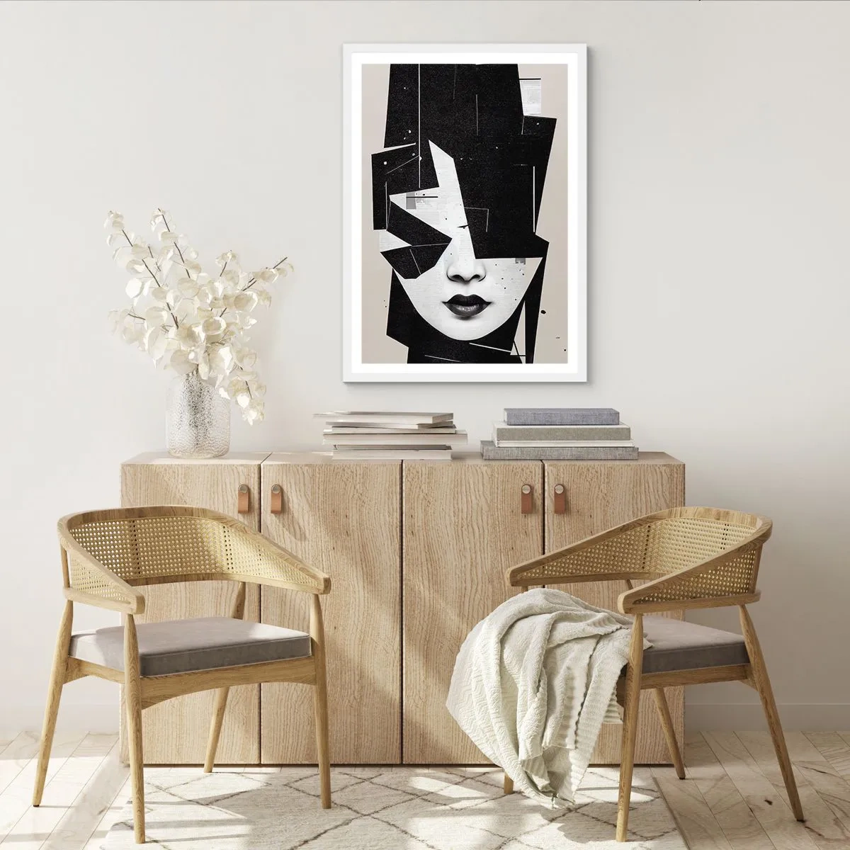 Plakát v bílém rámu - Hluboce skryté - 50x70 cm