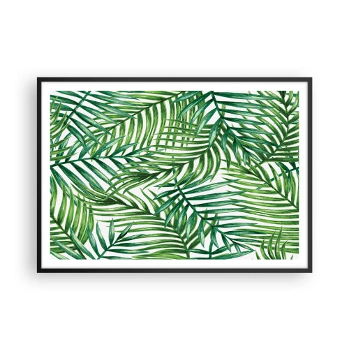 Plakát v černém rámu - Pod zeleným baldachýnem - 100x70 cm