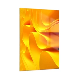 Obraz na skle - Jako sluneční vlny - 50x70 cm
