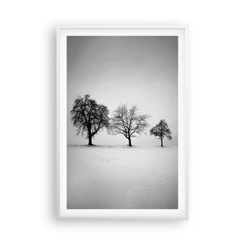 Plakát v bílém rámu - O čem sní? - 61x91 cm