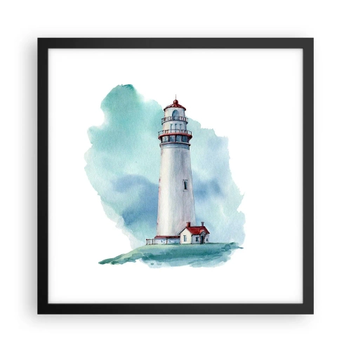 Plakát v černém rámu - Něžná sestra blankytu - 40x40 cm