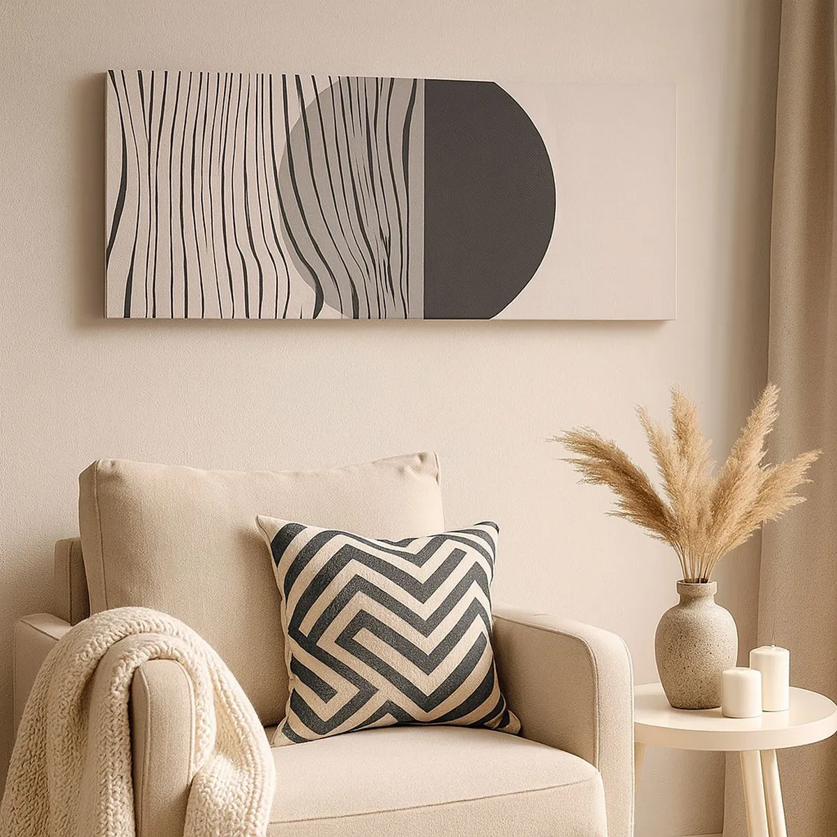 Obraz na plátně - Poloviční kompozice - 100x40 cm