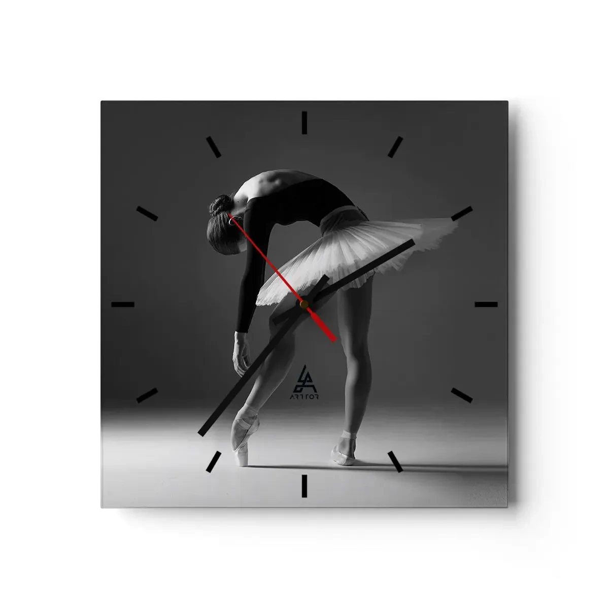 Nástěnné hodiny - Bella ballerina - 30x30 cm