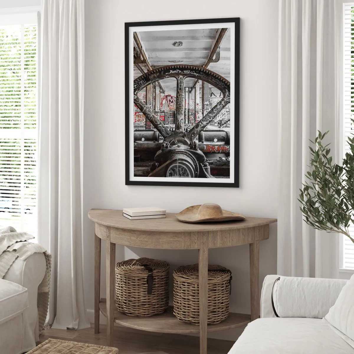 Plakát v černém rámu - Tajný život továrny - 61x91 cm
