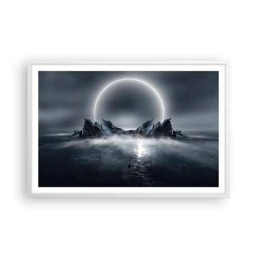 Plakát v bílém rámu - Finále příběhu - 91x61 cm