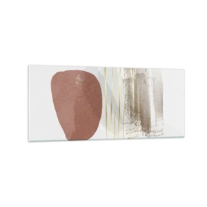 Obraz na skle - Abstraktní kolonáda - 120x50 cm