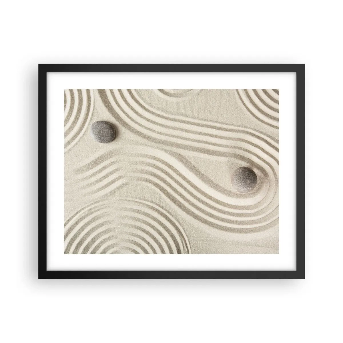 Plakát v černém rámu - Dotek tepla - 50x40 cm