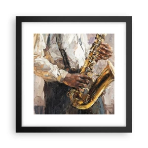 Plakát v černém rámu - Čas na sólovou hru - 30x30 cm