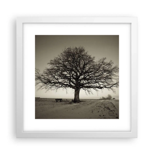 Plakát v bílém rámu - Odtud až na věčnost - 30x30 cm