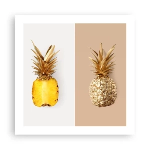 Plakát - Ananas pro nás - 50x50 cm