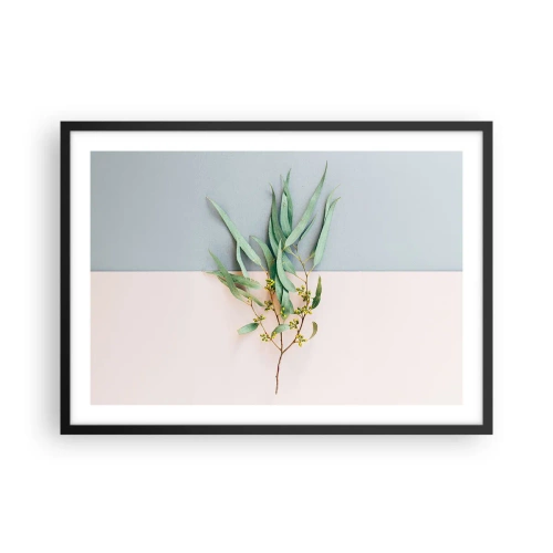 Plakát v černém rámu - Pastelová jemnost - 70x50 cm