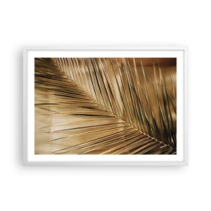 Plakát v bílém rámu - Přírodní kolonáda - 70x50 cm