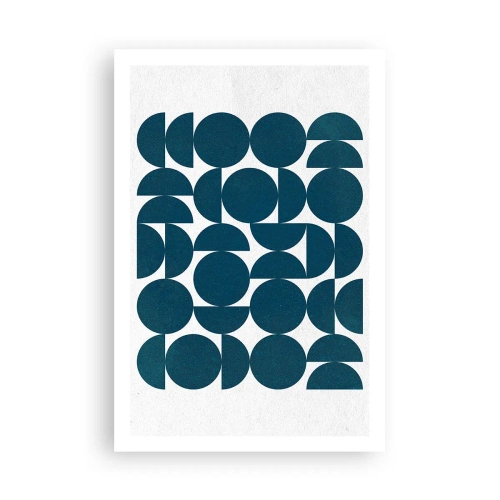 Plakát - Kruhy a půlkruhy - 61x91 cm