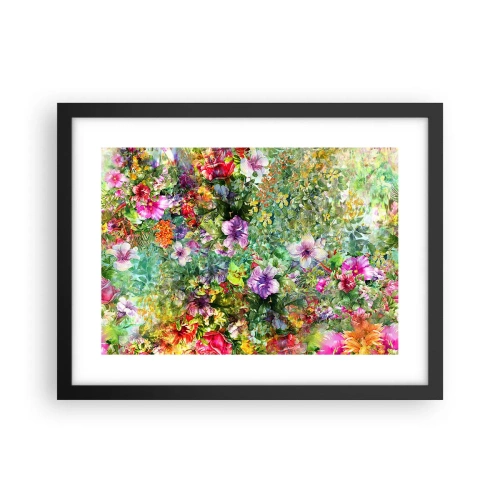 Plakát v černém rámu - Do květů, k záhubě - 40x30 cm