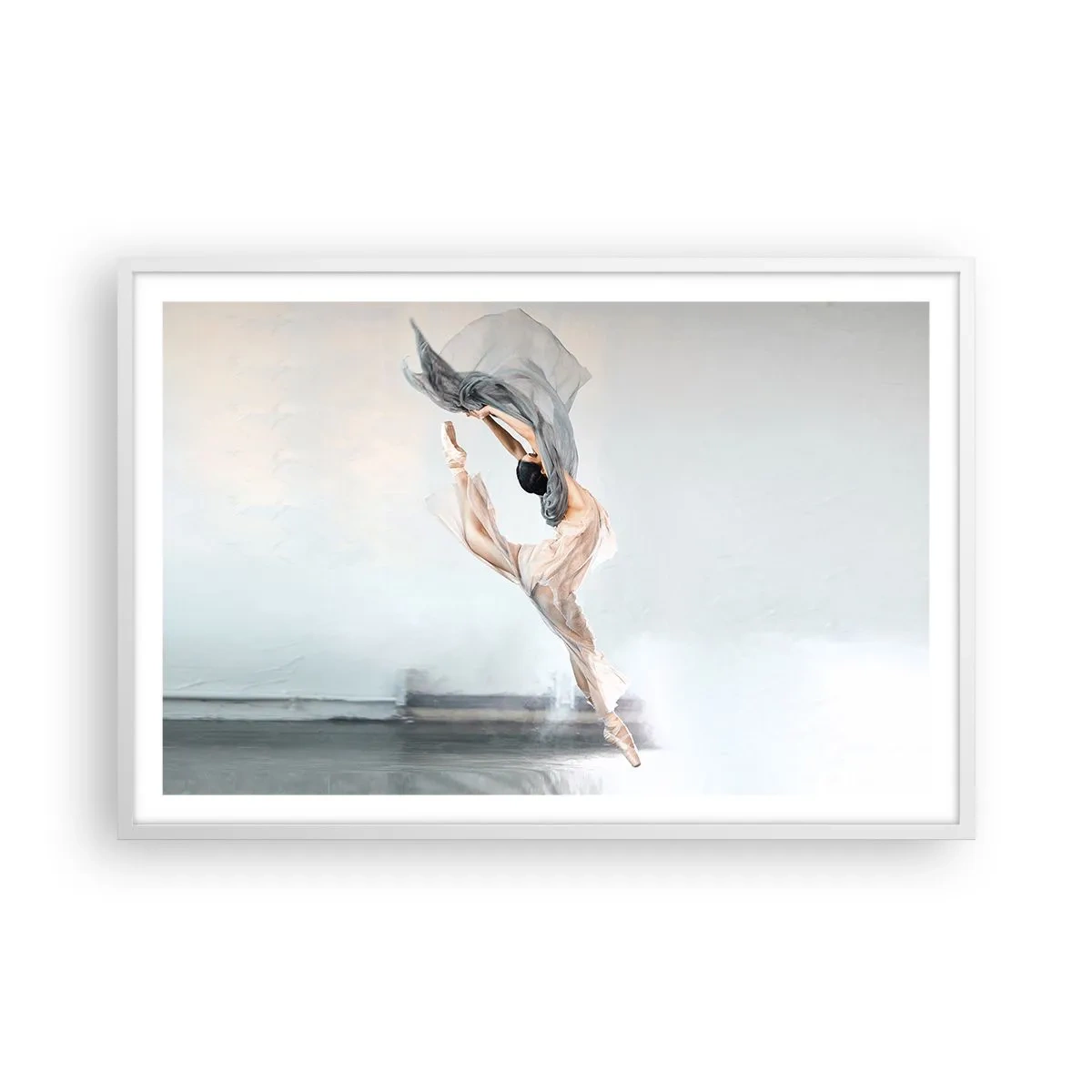 Plakát v bílém rámu - V tanečním vytržení - 91x61 cm
