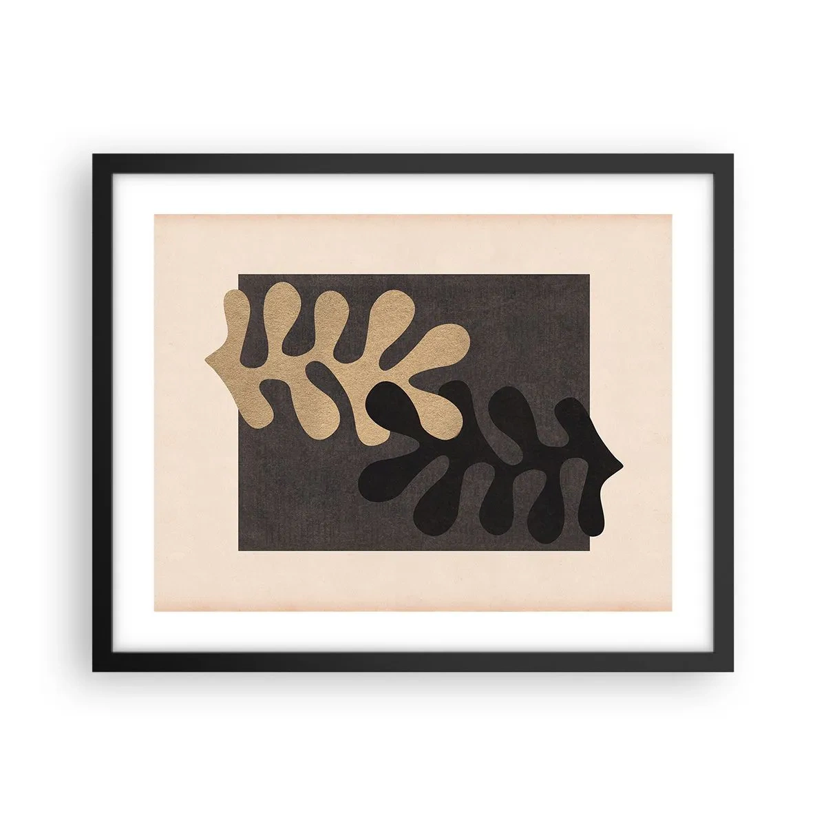 Plakát v černém rámu - Nepřítomnost a doplnění - 50x40 cm