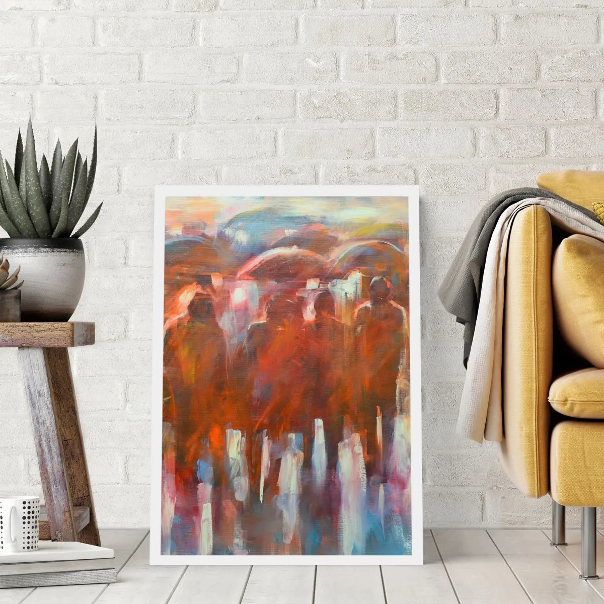 Plakát - Rovnocenní v dešti a mlze - 61x91 cm