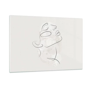 Obraz na skle - Náčrt snu - 120x80 cm