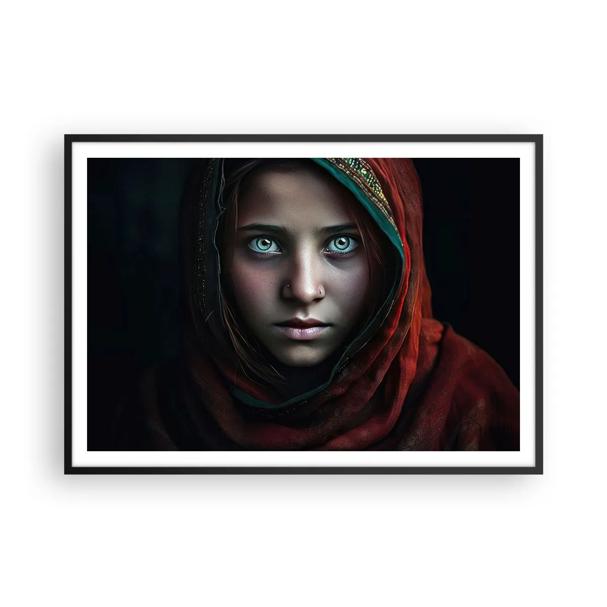 Plakát v černém rámu - Východní princezna - 100x70 cm