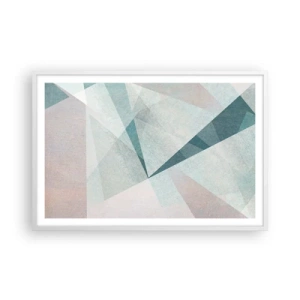 Plakát v bílém rámu - V klidu, ale dynamicky - 91x61 cm