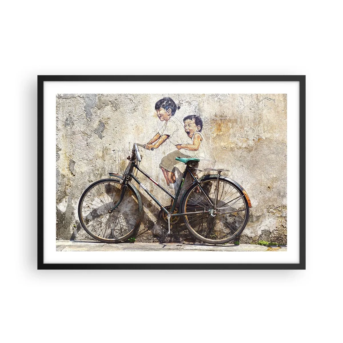 Plakát v černém rámu - Pravda nebo klam? - 70x50 cm