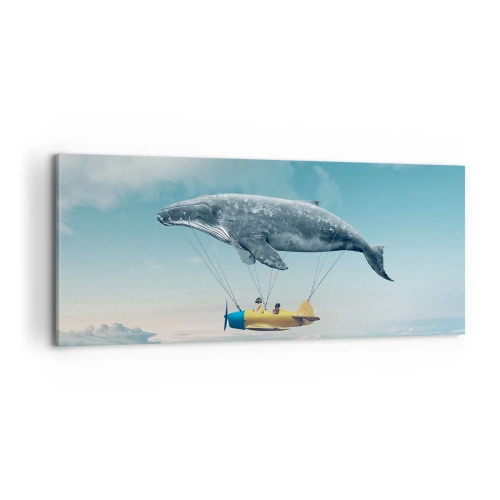 Obraz na plátně - Proč ne? - 100x40 cm