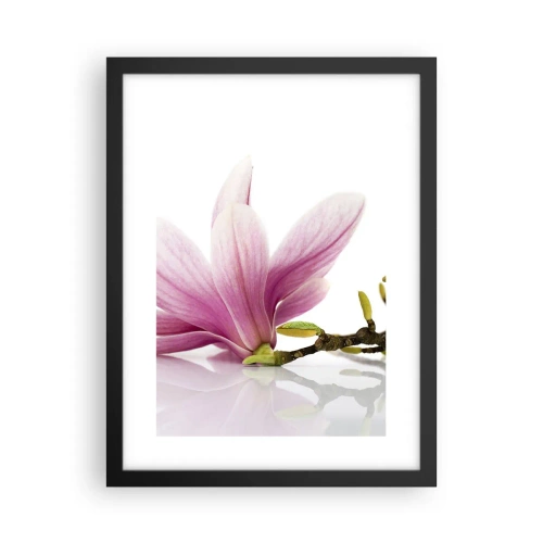 Plakát v černém rámu - Jemné jako závan jara - 30x40 cm