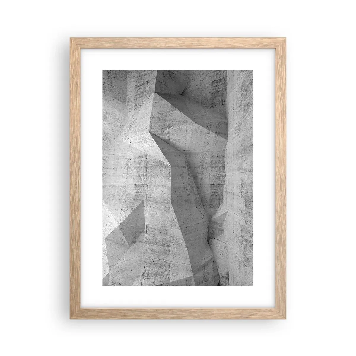 Plakát v rámu světlý dub - Skutečná výzva - 30x40 cm