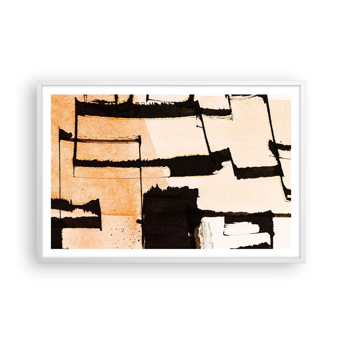 Plakát v bílém rámu - Avšak pořádek - 91x61 cm