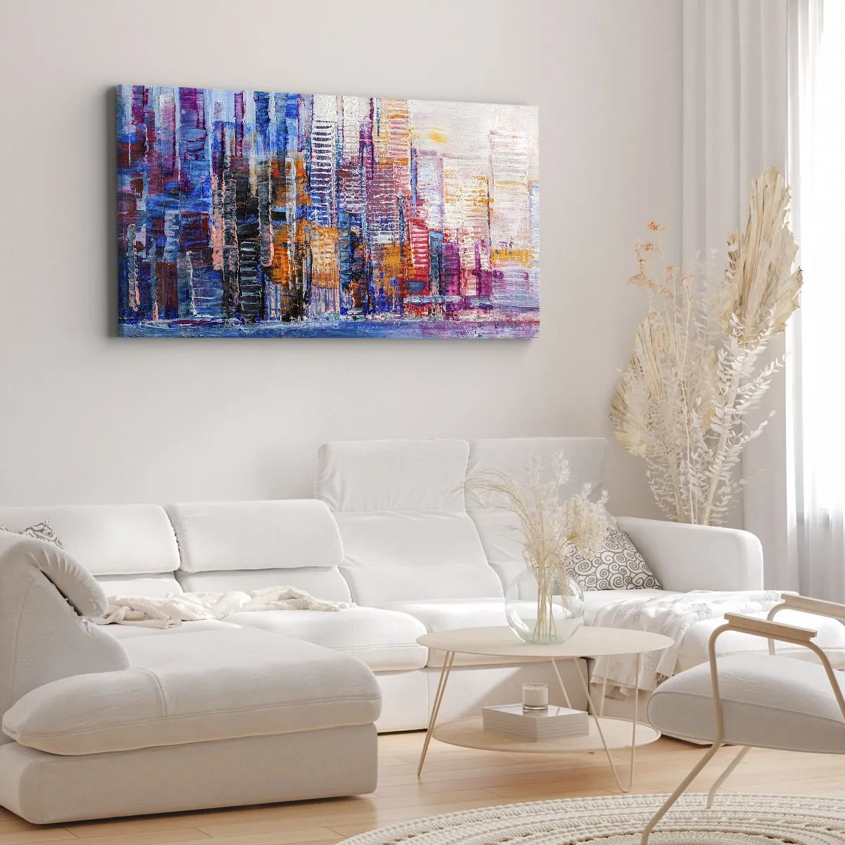Obraz na plátně - Radostná metropole - 100x40 cm