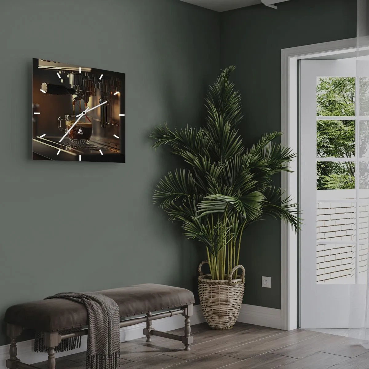 Nástěnné hodiny - Smyslná směs - 40x40 cm