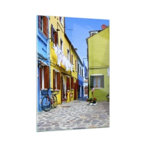 Obraz na skle - Pastelové, sladké zákoutí - 50x70 cm