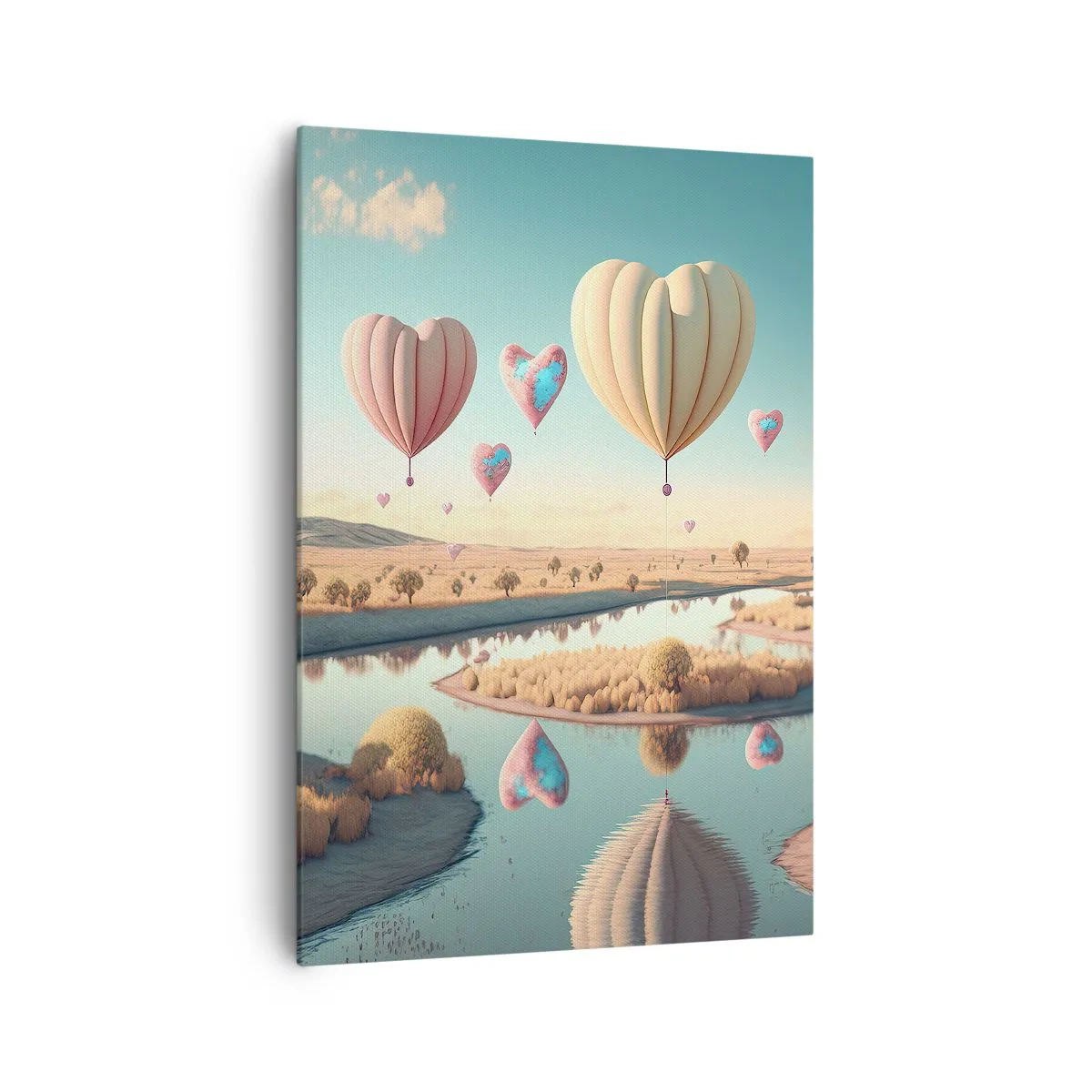 Obraz na plátně - Láska tě nechá vzlétnout - 70x100 cm