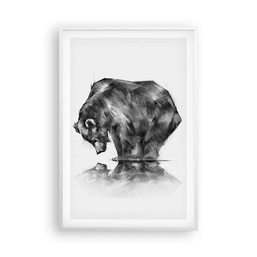 Plakát v bílém rámu - Je příjemné se sekat s někým blízkým - 61x91 cm