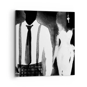 Obraz na plátně - Ve stylu noir - 70x70 cm
