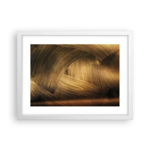 Plakát v bílém rámu - Ve zlatém labyrintu - 40x30 cm