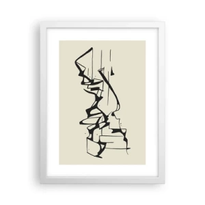 Plakát v bílém rámu - Možná krajina - 30x40 cm