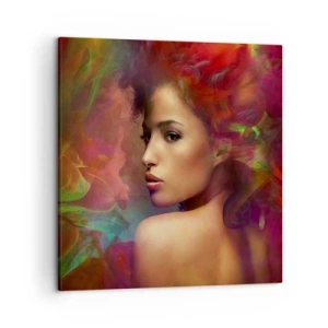 Obraz na plátně - Krásnější než duha, jemnější než mlha - 50x50 cm