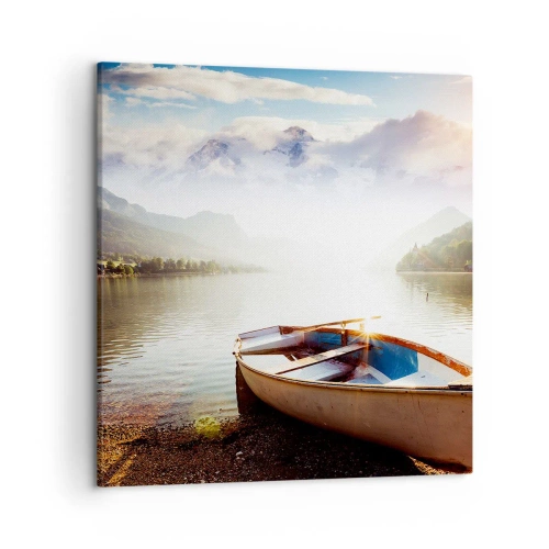 Obraz na plátně - U velké a čisté vody - 50x50 cm