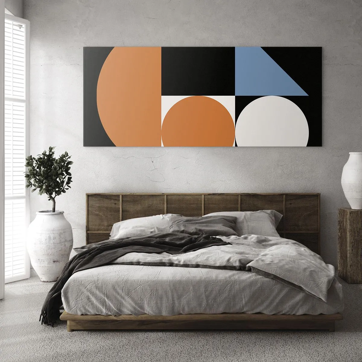 Obraz na skle - Figurínový systém - 160x50 cm