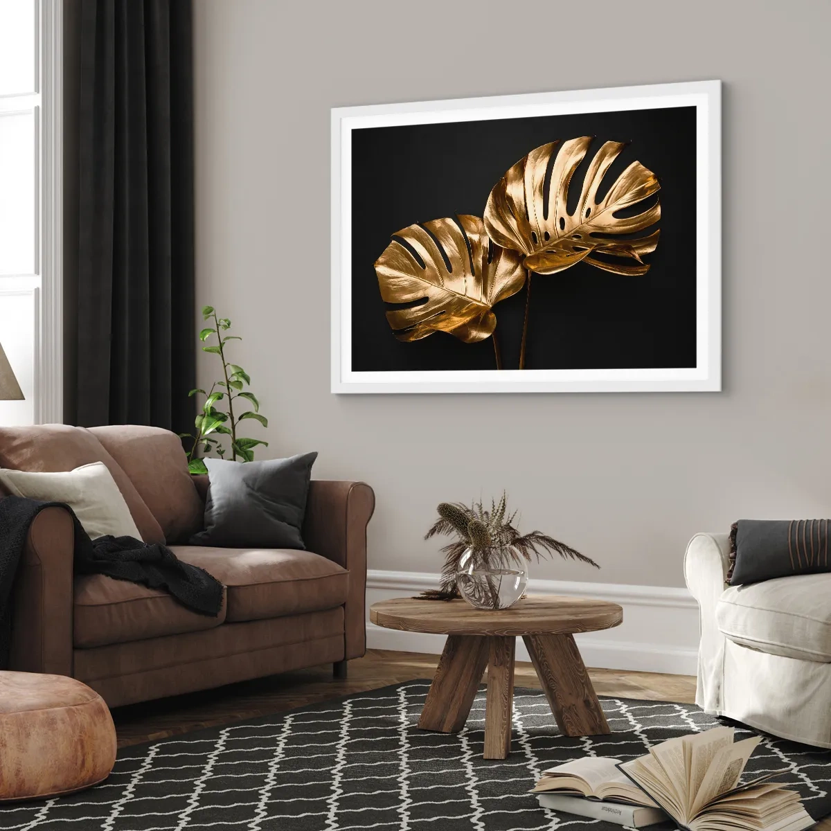 Plakát v bílém rámu - Poklady přírody - 100x70 cm