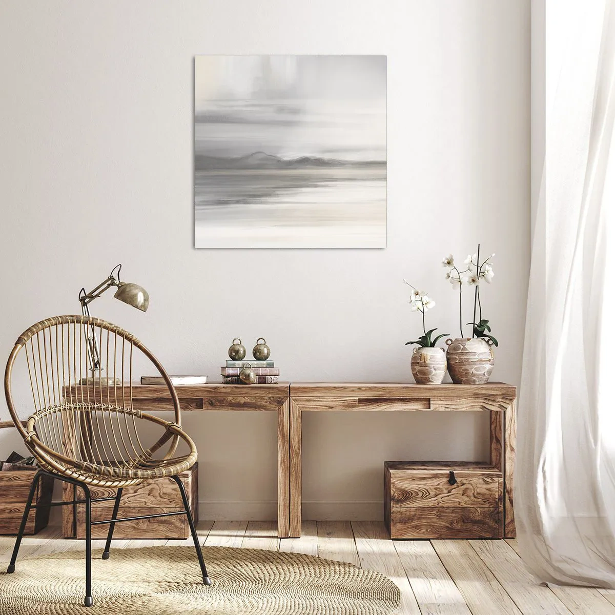 Obraz na plátně - Zamyšlená dálka - 50x50 cm