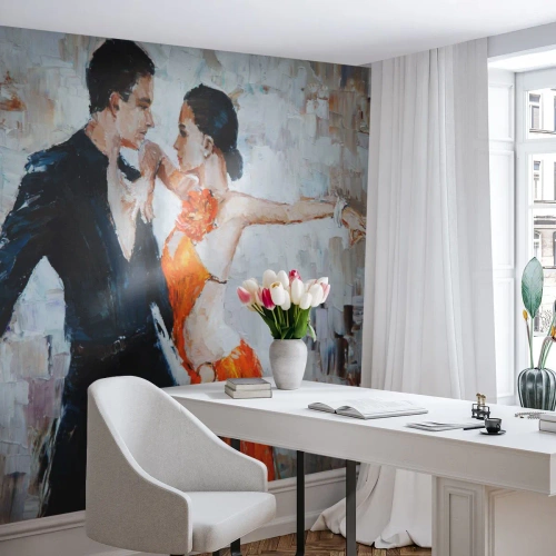 Fototapeta Premium Sand - Dirty dancing - Abstrakce, Tanec, Tango - 350x256 cm